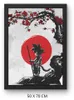 Tableau à peindre par numéros avec cadre : Goku et la lune Voir les images du produit 3