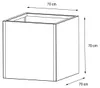 Herstera Garden Cube L Outdoor Pflanzkübel quadratisch Produktbild-Vorschau 6