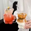 Bärenglas mit Strohhalm 340ml – Süßer Glas Becher in Produktbild-Vorschau 10