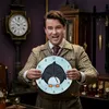 Pinguin Kinder Wanduhr aus Alu Produktbild-Vorschau 2