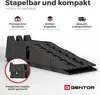 A product image showing car ramps with text and icons highlighting features. Produktbild-Vorschau