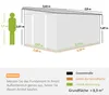 Outsunny 8,9 ㎡ Gerätehaus Stahl-Geräteschuppen mit Produktbild-Vorschau 3