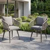 di volio Gartenstühle NEMI - Polyrattan 2er Set, Rattan Produktbild-Vorschau 11
