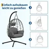 Hängesessel mit Gestell für Outdoor & Indoor,Polster & Produktbild-Vorschau 5
