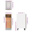vidaXL Armoire basse avec tiroir Lyon chêne fumé 30x46x81,5 Voir les images du produit 11