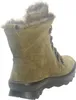 A single brown boot with fur trim is shown from the back and side against a white background. Produktbild-Vorschau