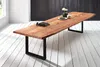 Baumkantentisch Esstisch Akazie Natur 300 x 120 cm schwarz Produktbild-Vorschau 1