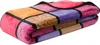 A folded blanket with a patchwork design. Produktbild-Vorschau