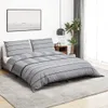 vidaXL Set di biancheria da letto grigio 140x200 cm cotone Anteprima dell’immagine prodotto 2