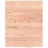 vidaXL Piano lavabo marrone chiaro 40x50x2 cm in legno Anteprima dell’immagine prodotto 3