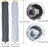 Dimensions and close-ups of robot vacuum cleaner brushes. Produktbild-Vorschau