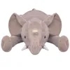 A plush elephant toy lying on a white background. Náhľad obrázku produktu