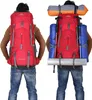 70L Rucksack Camping Wandern Trekking Reise Rot mit Produktbild-Vorschau 5