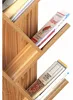 Regał na książki z drewna 50 x 25 x 141 cm do salonu Podgląd zdjęcia produktu 5