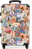 NoBoringSuitcases.com® Großer Koffer - Reisen - Muster - Produktbild-Vorschau 1