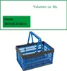 Novaliv Boîte pliante bleue - 16L Panier pliable avec anses Voir les images du produit 6