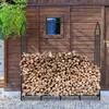 Rack à bois, 185 x 70 x 185 cm Rack à bois métallique, Voir les images du produit 8