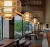 Fine Asianliving Bamboo Hanging Lamp Pendant Handmade - Anteprima dell’immagine prodotto 6