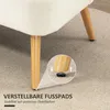 HOMCOM Sofa 2-Sitzer Couch Stoffsofa Sitzmöbel Polstersofa Produktbild-Vorschau 7
