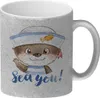 Ottfried der Otter Glitzer-Kaffeebecher mit Spruch - Sea Produktbild-Vorschau 1