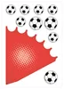 itenga DEKO-SET FUSSBALL blau rot mit Bastel SCHULTÜTE 85 Produktbild-Vorschau 5