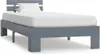 vidaXL Posteľ z masívu sivá borovica 100x200 cm - Rám Náhľad obrázku produktu 1