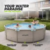 Piscina rotonda VirtuFit Ø 366 x 100 cm, beige, con pompa Anteprima dell’immagine prodotto 3