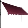 Aga Tenda telescopica 350x120 cm Bordeaux Anteprima dell’immagine prodotto 1