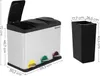 SONGMICS Mülltrenner 3 x 15,0 l edelstahl Produktbild-Vorschau 14