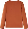 vidaXL Kinder-Langarmshirt Cognac 104 Produktbild-Vorschau 1