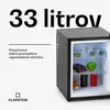 Klarstein Mini chladnička, 33 l, malá, tichá chladnička do Náhľad obrázku produktu 2