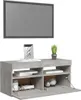 vidaXL TV-Möbel TV-Schrank mit LED-Leuchten Betongrau Produktbild-Vorschau 6