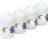Velas Horeca, tipo "stumpen", color marfil, juego de 4 Vista previa de la imagen del producto 1