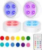 4 pezzi RGB LED sotto la luce dell'armadietto senza fili Anteprima dell’immagine prodotto 1