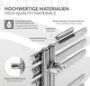 LuxeBath Designový koupelnový radiátor, 500x1000 mm, chrom, Náhled obrázku produktu 4