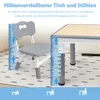 UISEBRT Kindertisch mit 4 Stühlen Höhenverstellbar Produktbild-Vorschau 4