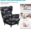 Topchances 2 Piece Wing Chair Cover, kryty židlí Wing Chair Náhled obrázku produktu 4
