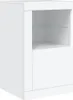 vidaXL Sideboard mit LED-Leuchten Weiß 142,5x37x67 cm Produktbild-Vorschau 10