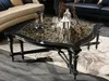 Casa Padrino Luxus Barock Wohnzimmer Set Blau / Gold / Produktbild-Vorschau 6