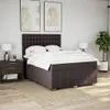 Boxspringbett mit Matratze Dunkelbraun 140x200 cm Stoff Produktbild-Vorschau 5