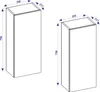 Badmöbel Hochschrank Badschrank Lendas Produktbild-Vorschau 4