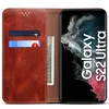 Custodia per Samsung Galaxy S23 Ultra in pelle flip case Anteprima dell’immagine prodotto 3
