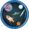 Papírový talíř na párty 19,5cm Vesmír - Procos Náhled obrázku produktu 2