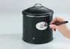 WENKO barattolo di stoccaggio Nero nero 4 L contenitore Anteprima dell’immagine prodotto 3