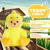 BRUBIES Teddy poussin- Ours en peluche de 25 cm en costume Voir les images du produit 2