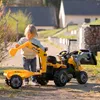 Trattore a pedali Builder Max con escavatore e carrello Anteprima dell’immagine prodotto 8