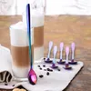 Latte Macchiato lepelset, regenboogkleuren, 6-delig, 22 cm, Productafbeelding-voorbeeld 2