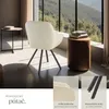 Otočné kreslo Snug čalúnené, zamatový vzhľad 58 x 58 x 82 Náhľad obrázku produktu 4