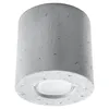 Deckenleuchte ORBIS Beton 1xGU10 10W Beton 10x10x10cm Produktbild-Vorschau 1