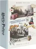 A collage of Harry Potter themed illustrations and images, including Hogwarts, a broomstick, luggage, and characters. Anteprima dell’immagine prodotto